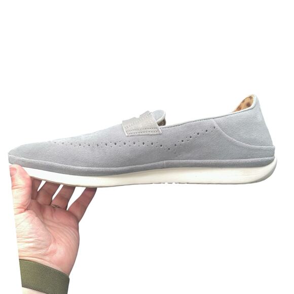 UGG Men’s Cali Penny Perf Slip-On Suede Sneakers Gray Size 12 - Picture 9 of 12